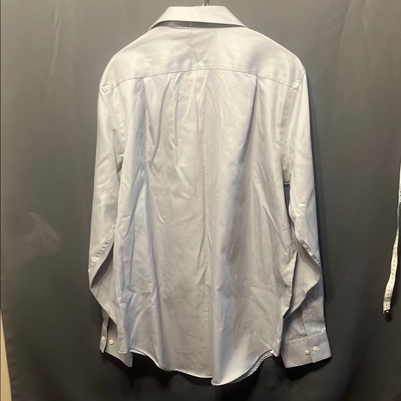 Calvin Klein Blue Dress Shirt Formal Wear Size 16 - Picture 5 of 6